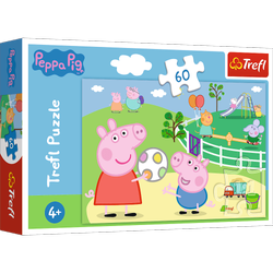 Trefl 17356 Puzzle 60 Prasátko Peppa Hraní ve skupině