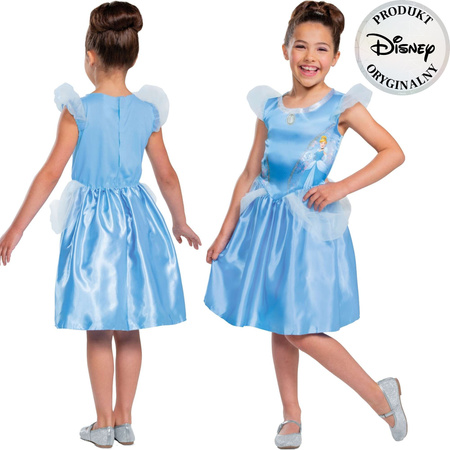 Disney kostým, Popelka princezna karnevalový kostým 109-123 cm (5-6 let)
