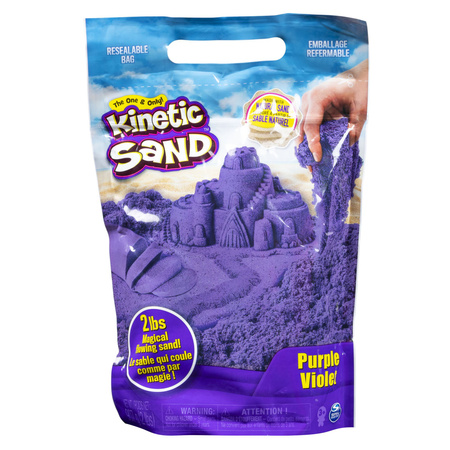 Kinetic sand piasek kinetyczny żywe kolory fioletowy 900g+