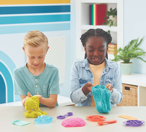 Kinetický písek Kinetic Sand Ultimate Sandisfying Set 3 barvy 10x příslušenství