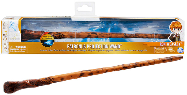 Harry Potter Ron Weasley magiczna różdżka patronus projektor