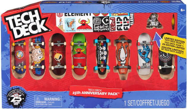 Tech Deck sada barevných fingerboardů 8-pack Skateboardy ruční práce figure tech deck dude