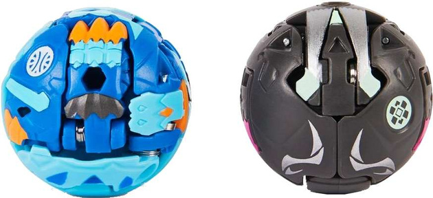 Bakugan Baku-Tin box plechovka + 2 figurky a karty Sectanoid