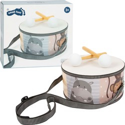 Dřevěný buben Wild Animals s popruhem a paličkami