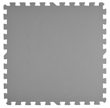 Humbi Velká vzdělávací podložka Silné pěnové puzzle 180 x 180 x 1 cm XXL 9 kusů 62 x 62 x 1 cm Barva šedá krémová grafitová krémová šedá