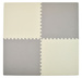 Humbi Foam Puzzle Pěnová podložka 62x62x1 cm 4 ks Cream Grey
