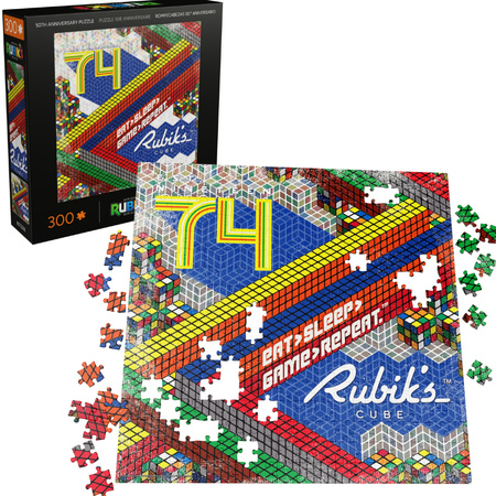 3W1 set Originální klasický hlavolam Rubikova kostka Mini kostka na klíče Rubik's (2 kostky + kroužek na klíče)