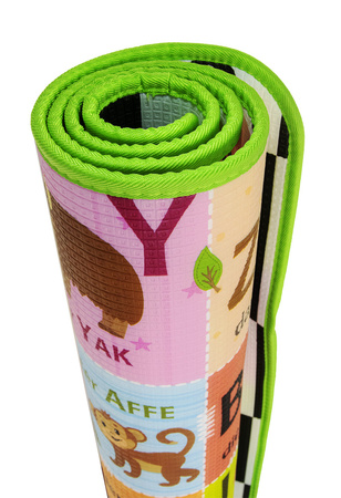 Humbi oboustranná výuková pěnová podložka s německou abecedou EPE 180x150x1 cm