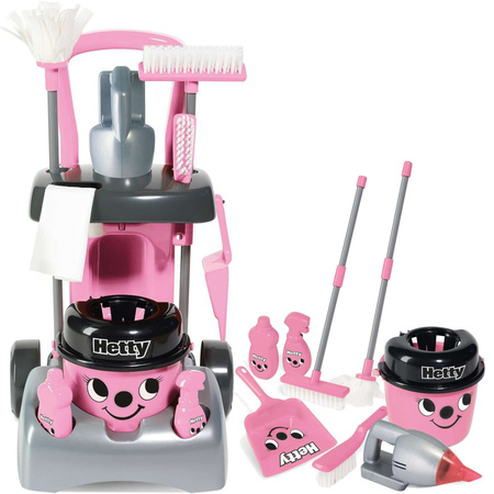 Dětský úklidový vozík s vysavačem a mopem Hetty Deluxe Casdon