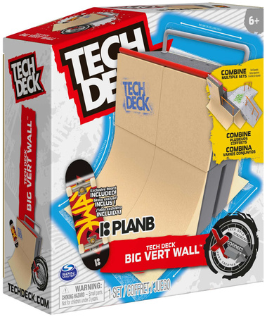 Tech Deck fingerboard Big Vert Wall rampa set + skateboard