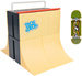 Big Vert Wall ramp fingerboard set + barevný skateboard Tech Deck Spin Master