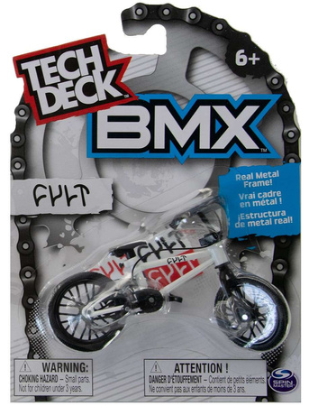 Tech Deck fingerbike BMX kolo Cult bílé