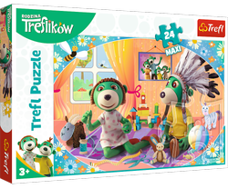 Trefl 14319 Puzzle 24 Maxi Treflik Family