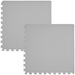 Humbi Velká vzdělávací podložka z tlusté pěny 180 x 180 x 1 cm XXL 9 dílků 62 x 62 x 1 cm Barva bílá a šedá bílá a šedá