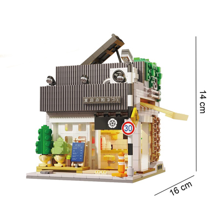 Cada C66007W Stavební kostky Summer Breeze Coffee Shop LED 1116 dílků