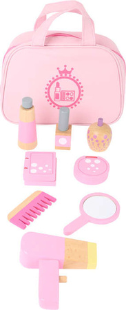 Sada dřevěných kosmetických tašek s příslušenstvím