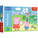 Trefl 17356 Puzzle 60 Prasátko Peppa Hraní ve skupině