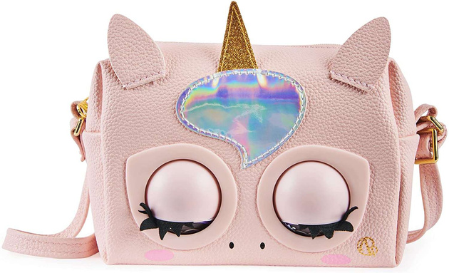 Interaktivní taška s očima a zvuky Purse Pets Glamicorn