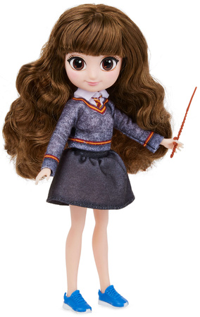 Harry Potter Brilantní figurka panenky Hermiona Grangerová s kotlíkem a červenou kočkou Crookshanks + příslušenství