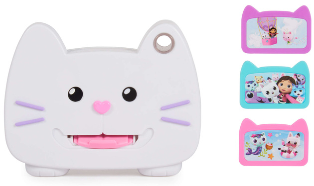 Gabby's Dollhouse Kitty White Toy Cat Camera Spin Master