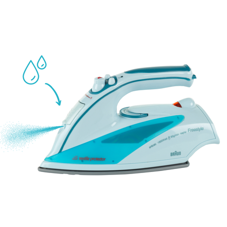 Velká žehlička Braun s podložkou pro děti Klein