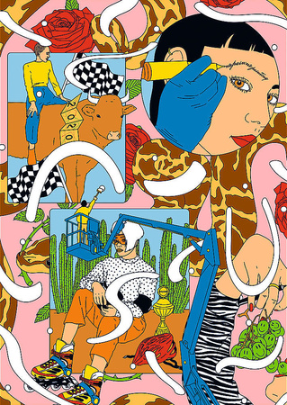 Puzzle 500 prvků Velvet Soft Touch Bez bolesti, bez malování UFT