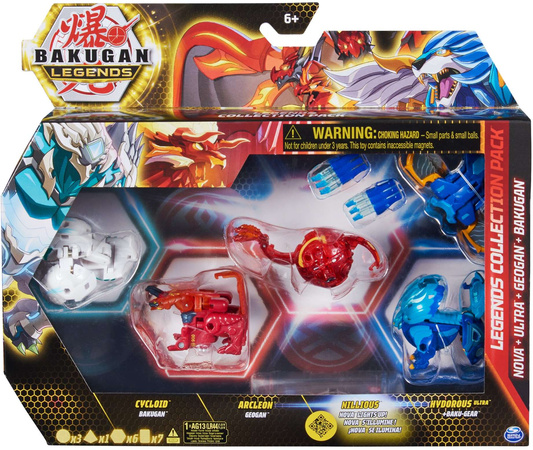 Bakugan Legends Battle Collection Pack Cycloid + 5 figurek a karet