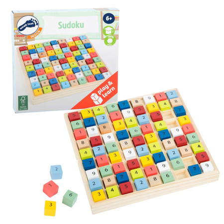 Small Foot Malé dřevěné kostky Sudoku