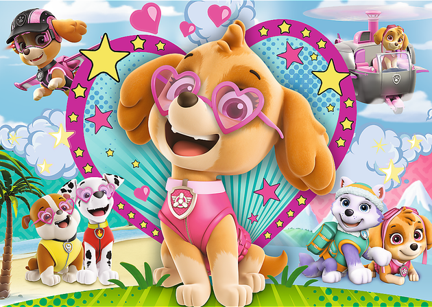 Puzzle 100 Tlapková patrola Brocade Skye 14818 Trefl