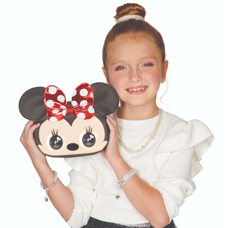 Purse Pets Disney Minnie Mouse Interaktivní černý pytel Spin Master s pohyblivýma očima