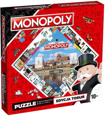 Puzzle Monopoly Edice Torun Board 1000 prvků Winning Moves
