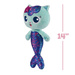 Gabi Mermaid Cat House plyšový interaktivní plyšový maskot kočka mořská panna 35 cm Světlo a zvuk
