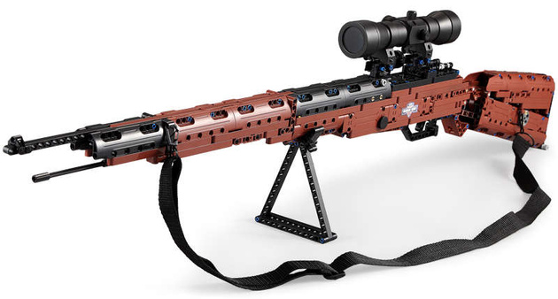 Cada Mušketa Karabina konstrukční bloky 98K brokovnice + 5 nábojů a dalekohled C61010W