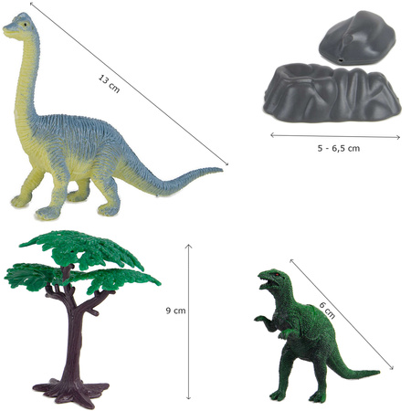 Divoká sada figurek dinosaurů v kontejneru 40 kusů