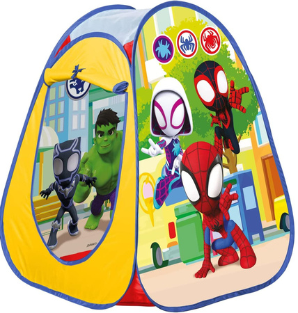 Samonosný skládací stan Spidey pro pokoj a zahradu Marvel