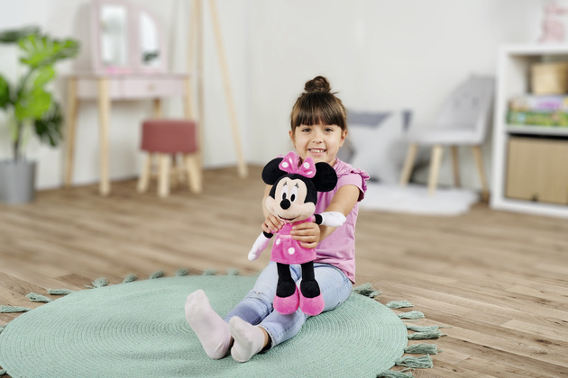 Plyšová hračka Disney Minnie Mouse měkký plyšový maskot 35 cm