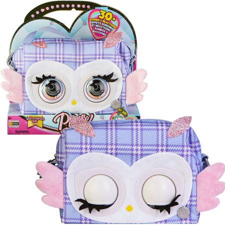 Purse Pets Hoot Couture Owl Sowa Interaktywna torebka z oczami Dźwięk