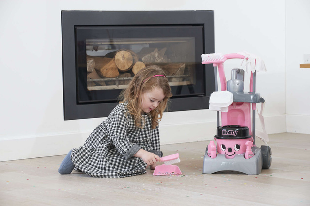 Dětský úklidový vozík s vysavačem a mopem Hetty Deluxe Casdon