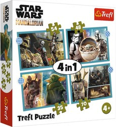 Trefl Puzzle 4v1 Star Wars Mandalorian