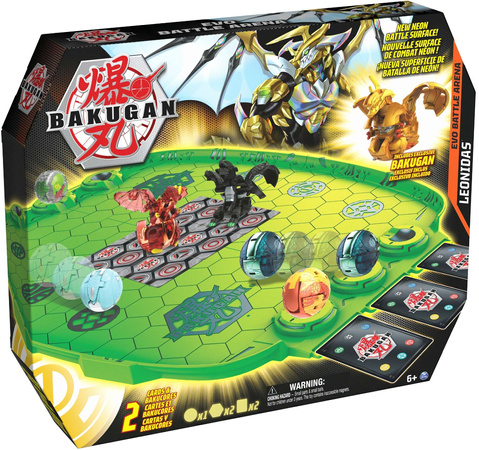 Bakugan Battle Arena Walk Evo + figurka Leonidase a karty