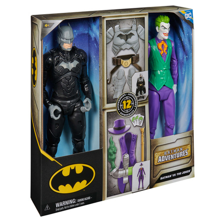 Velká sada figurek 2 v 1 DC Comics Batman vs. Joker 30 cm + příslušenství