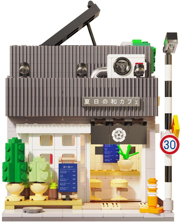 Cada C66007W Stavební kostky Summer Breeze Coffee Shop LED 1116 dílků