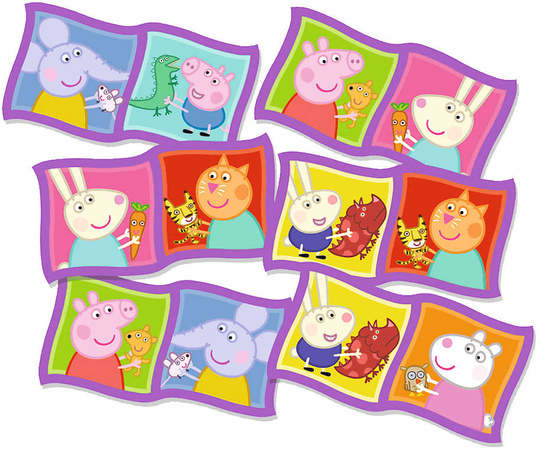 Trefl Prasátko Peppa Domino