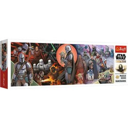 Puzzle 1000 Star Wars Dobrodružství Mandaloriana Baby Yoda Trefl