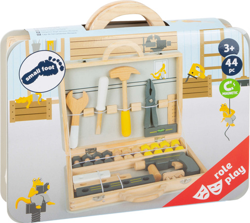 Small Foot Sada dřevěných boxů na nářadí 44 el.