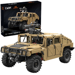 Stavební kostky CaDA velké 53 cm vojenské Humvee 3935 kusů