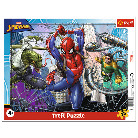 Marvel rámové puzzle 25 prvků Brave Spiderman