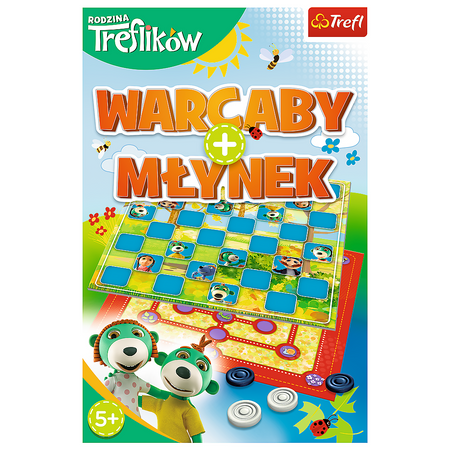 Hra Treflíci Checkers + Grinder game set 01920 Trefl