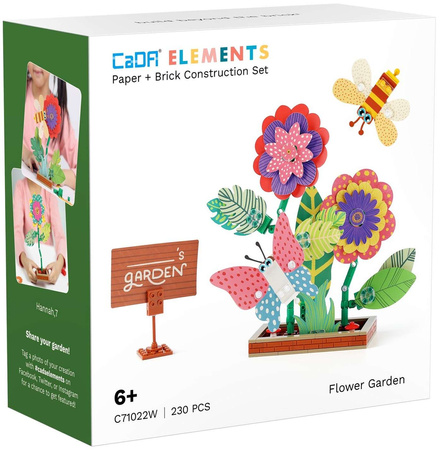 Cada C71022W Květinová zahrada Stavební kostky 230 kusů