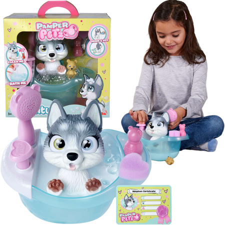 Pamper Petz interaktivní sada pro psy husky s vanou + příslušenstvím